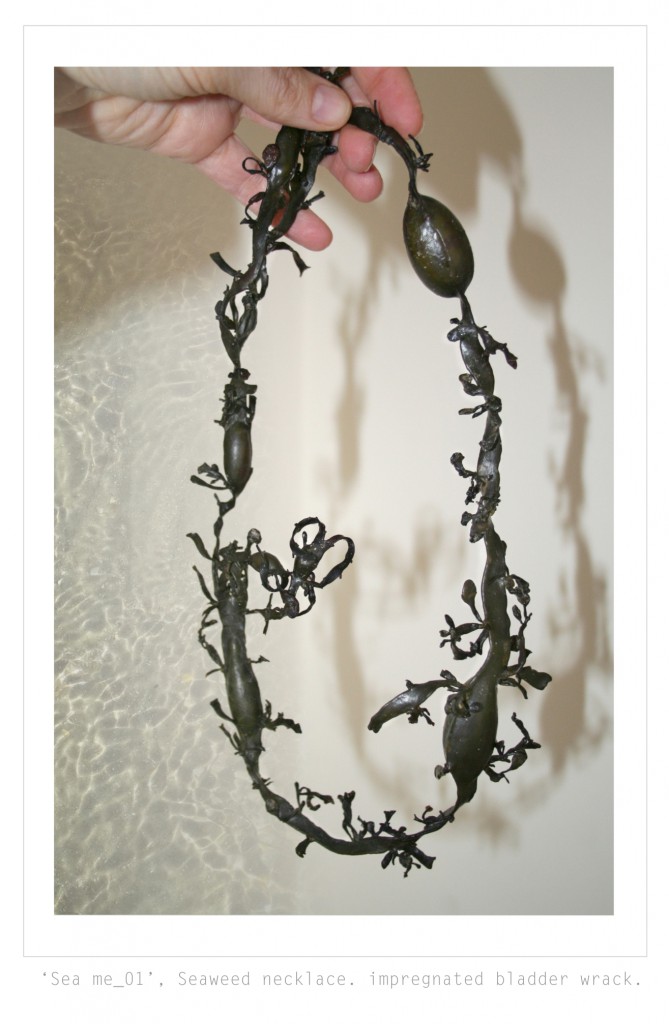 'Sea Me' Seaweed necklace. By Nicole Spit