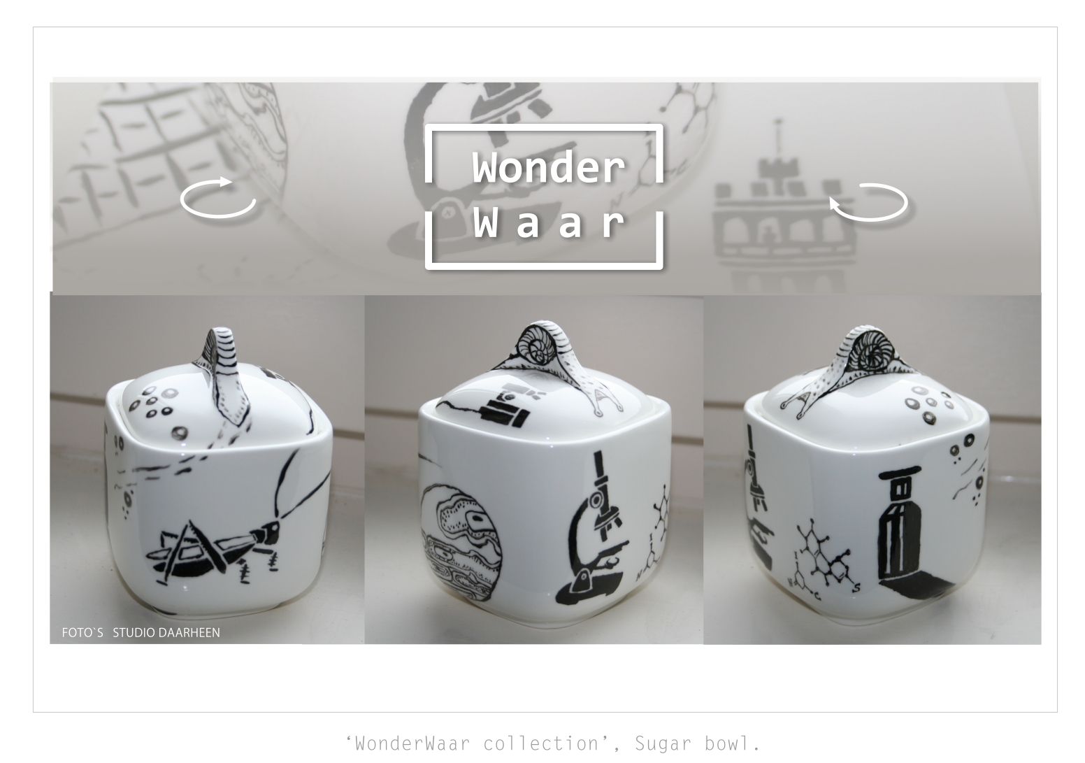 Sugar bowl_WonderWaar collection by ArtStudio Daarheen