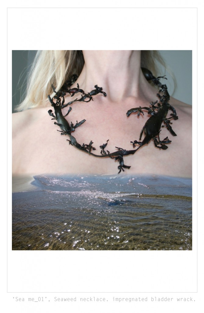 Sea Me Seaweed necklace. Zeewier ketting. Artstudio Dááheen
