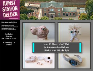 BioArt expositie van Nicole Spit in Kunststation Delden