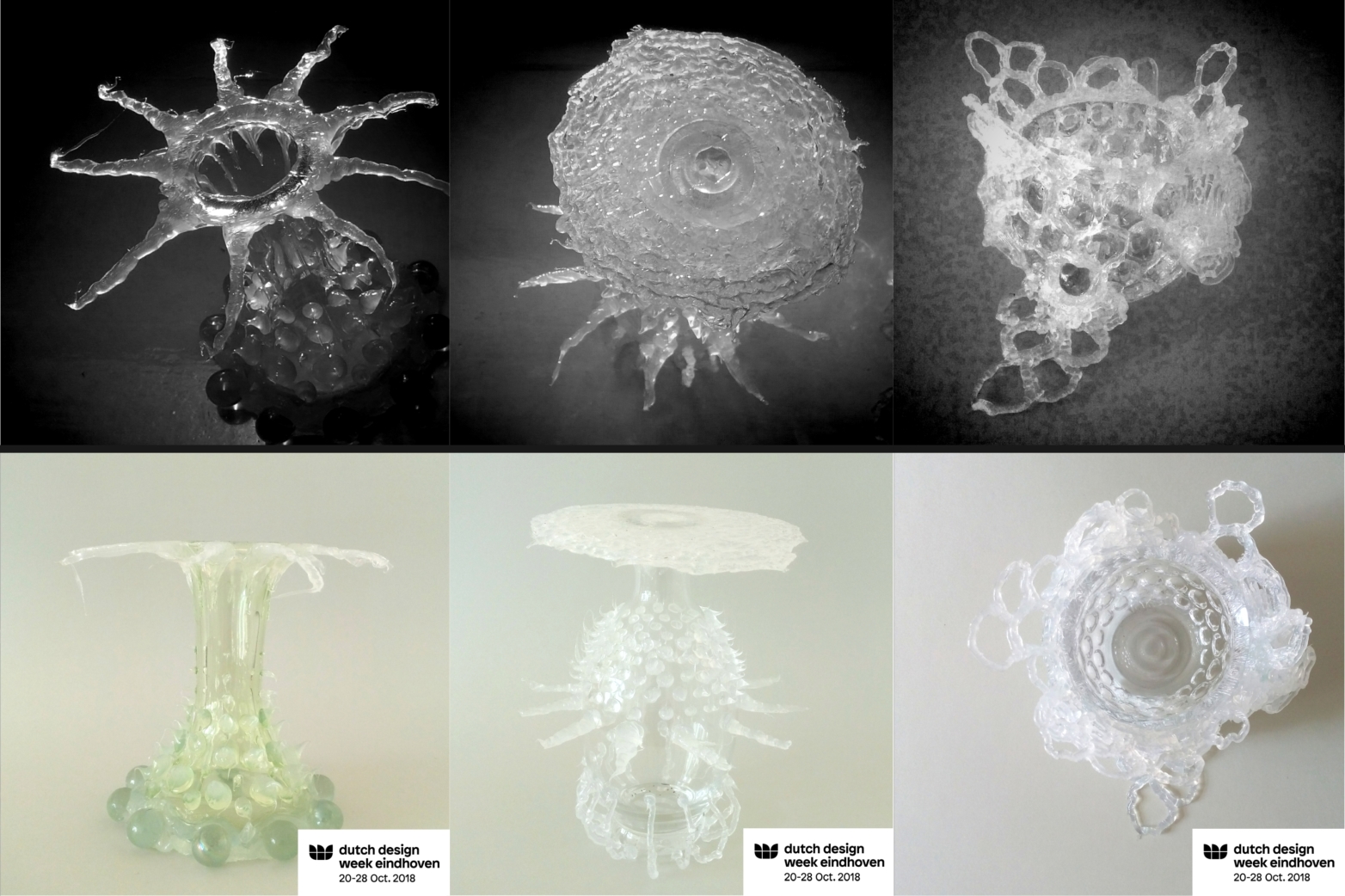 MicroBio vases by Studio Daarheen. Microbio vazen