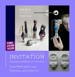 INVITATION from Nicole Spit - Studio Daarheen_Opening groupexhibition KunststationDelden