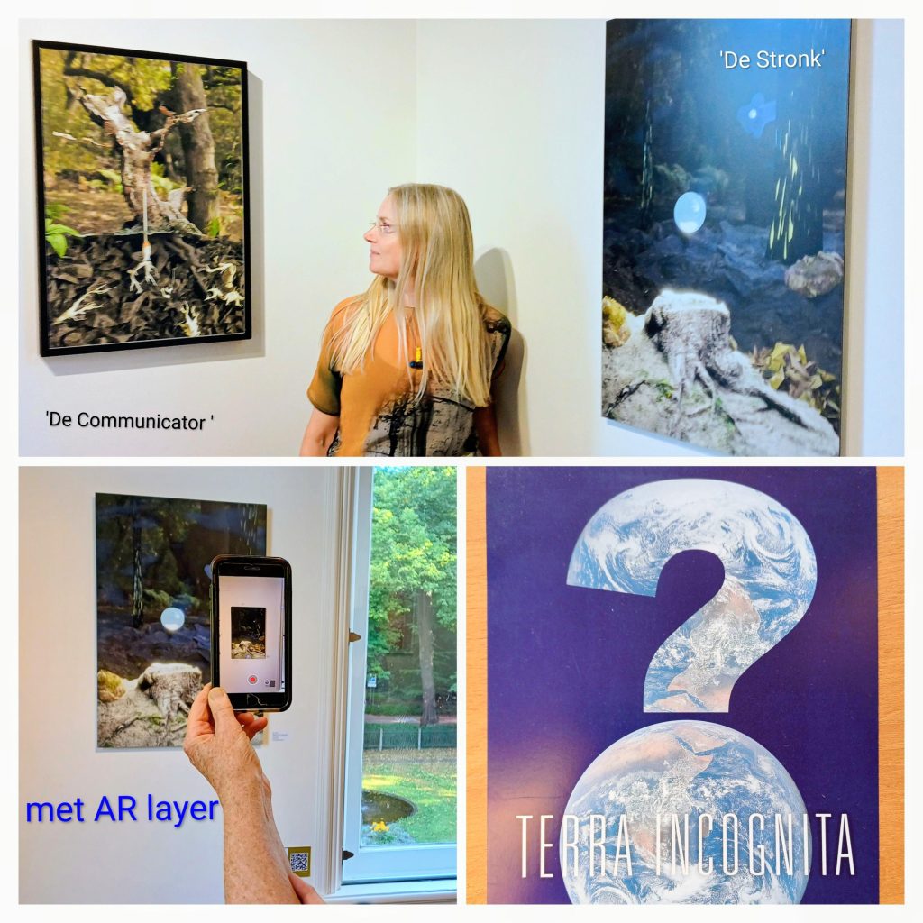 Terra Incognita tentoonstelling bij het KCB | KunstenaarsCentrumBergen in museum Kranenburgh in Bergen met kunstwerken van Nicole Spit uit het Digitaal Bomen Monument