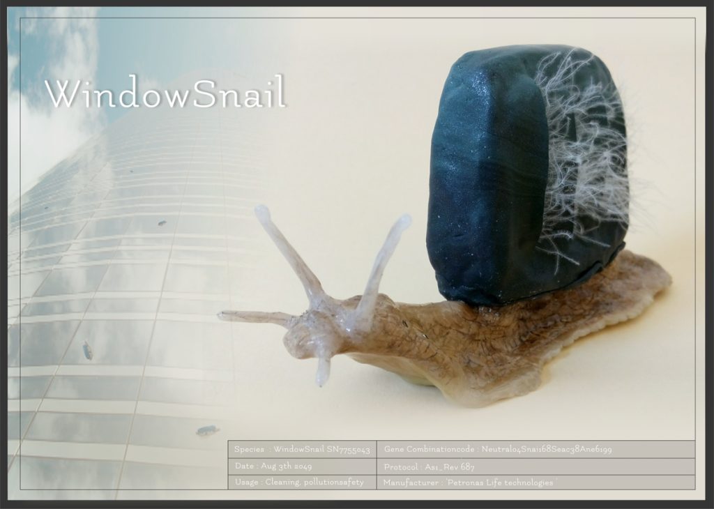 WindowSnail, part of the 'NeoBio' products - Studio Daarheen