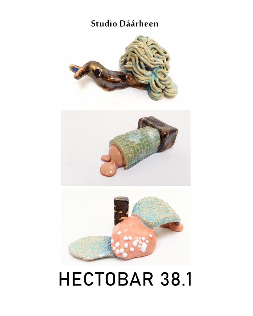 HECTOBAR art swap/sale event with contemporary art on instagram with artworks of Nicole Spit - Studio Dáárheen